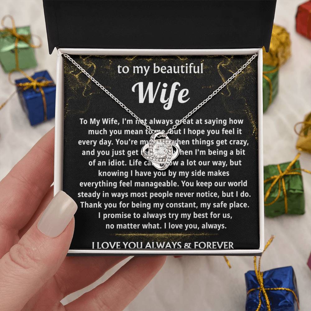 To My Wife, you are my calm and safe place.
