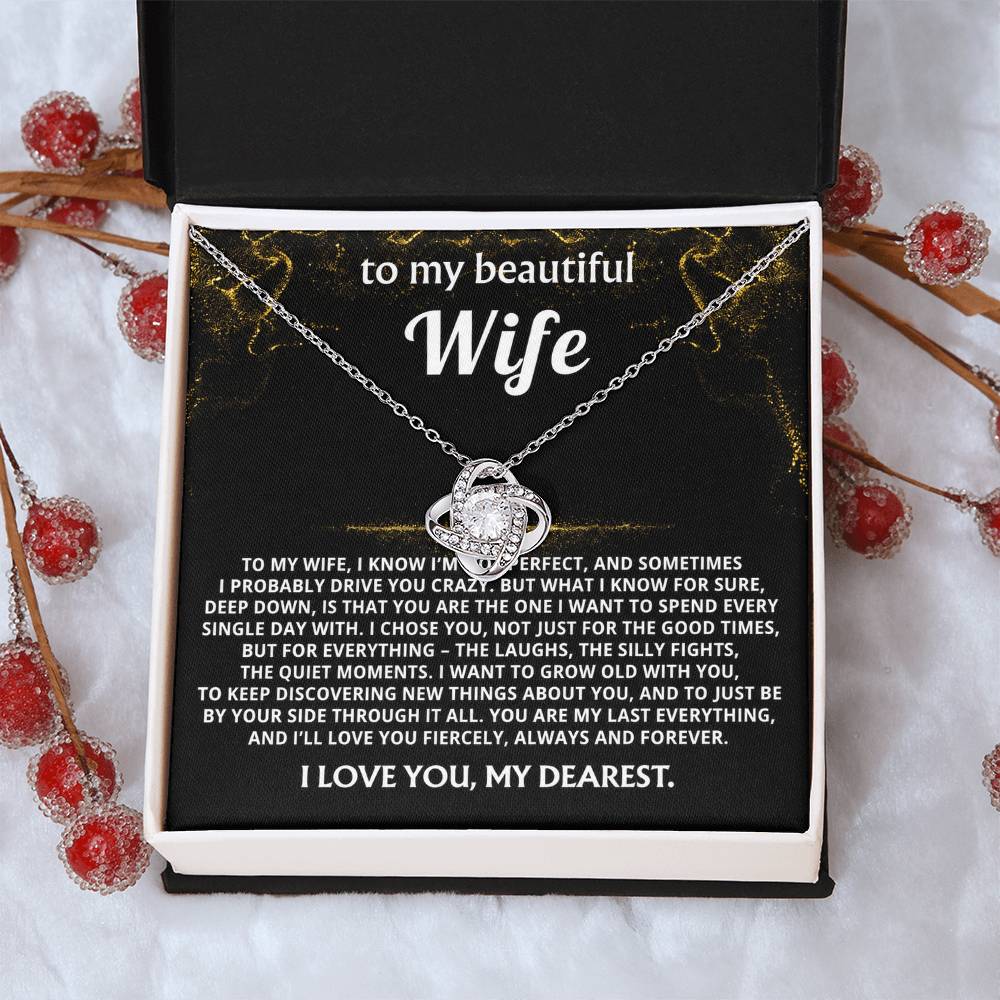 To My Wife, You are my last everything, always.