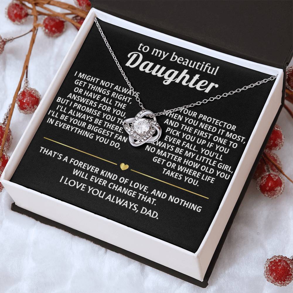 To My Beautiful Daughter, I'll always be there, forever yours.