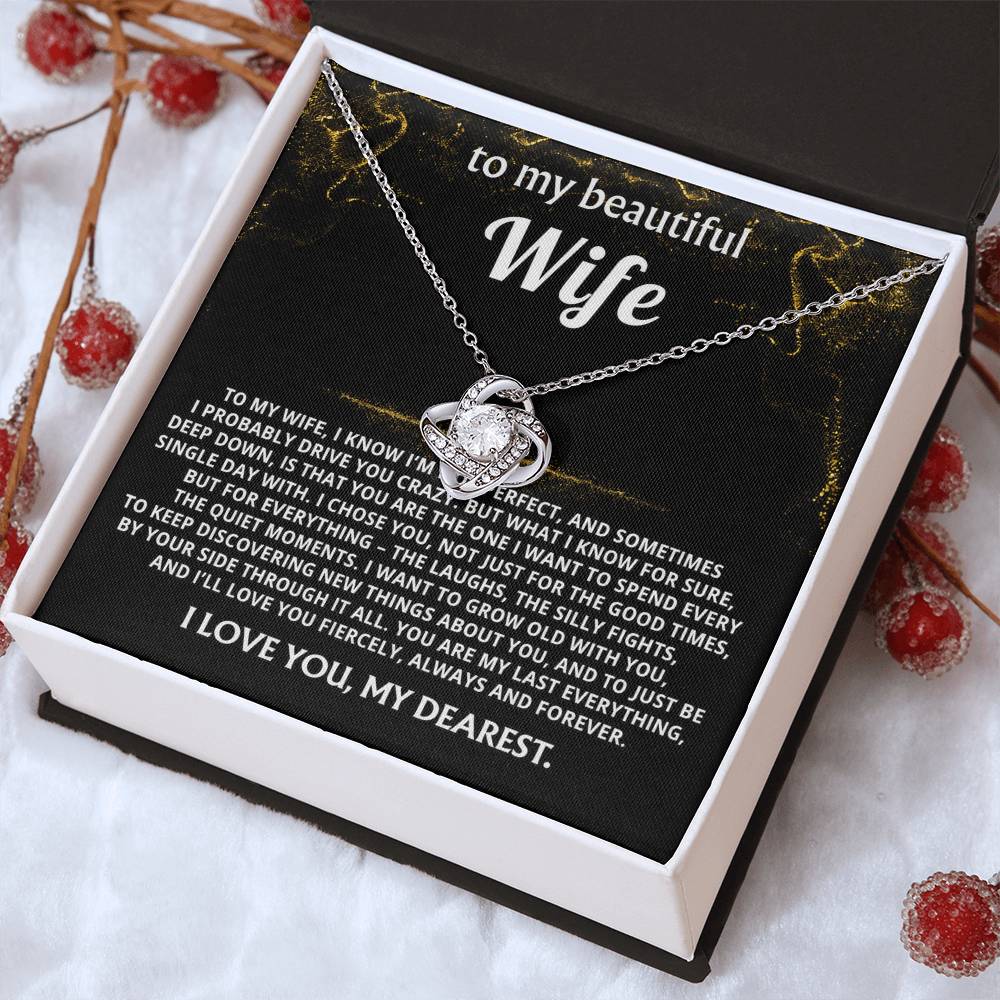 To My Wife, You are my last everything, always.
