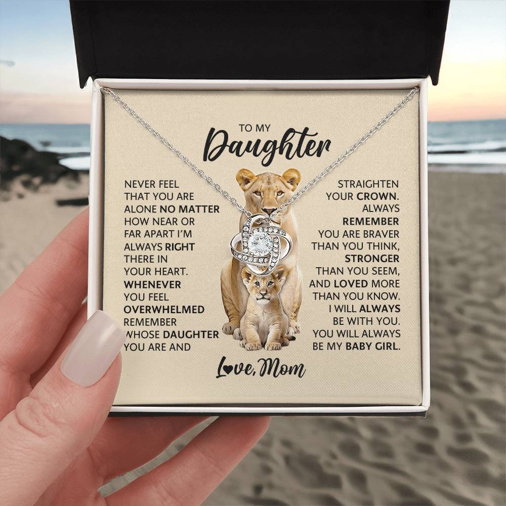 To Daughter Necklace Gift from Mom