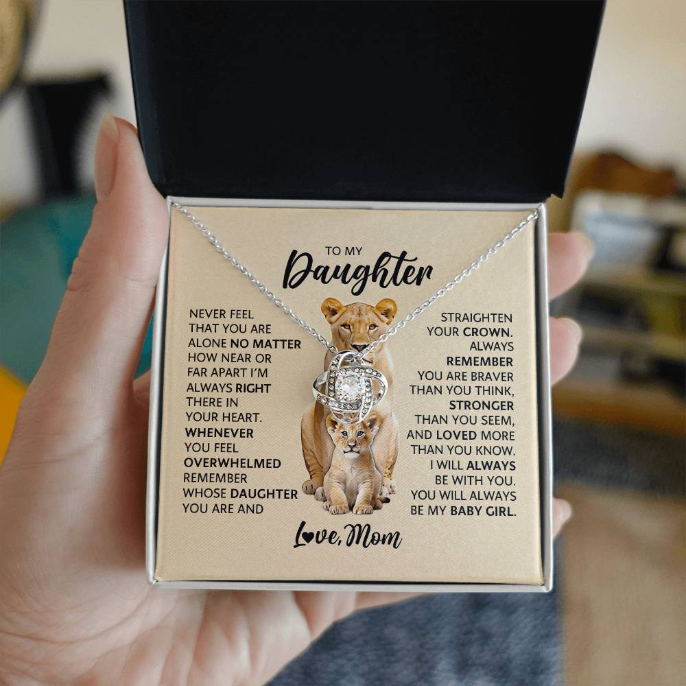 To Daughter Necklace Gift from Mom