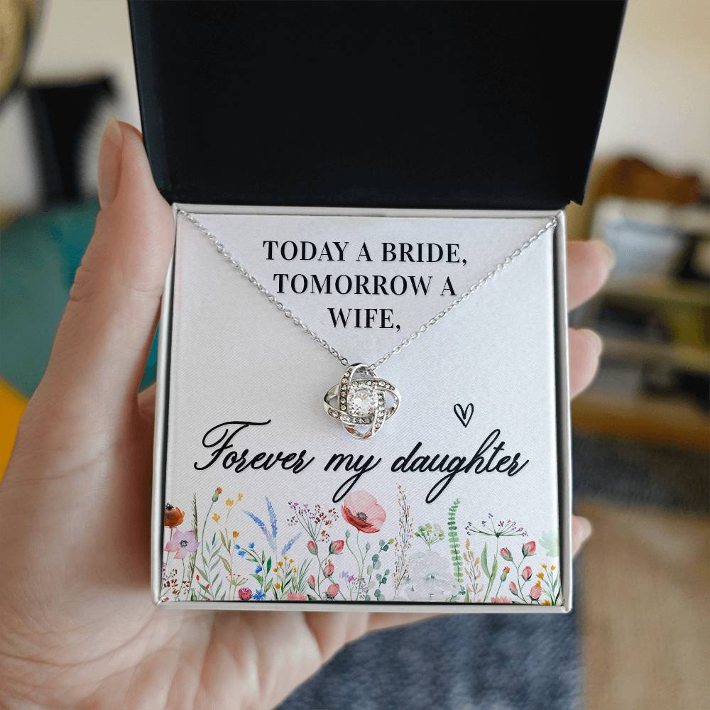 Today a Bride Knot Necklace-[Heartfelt Family Gift]