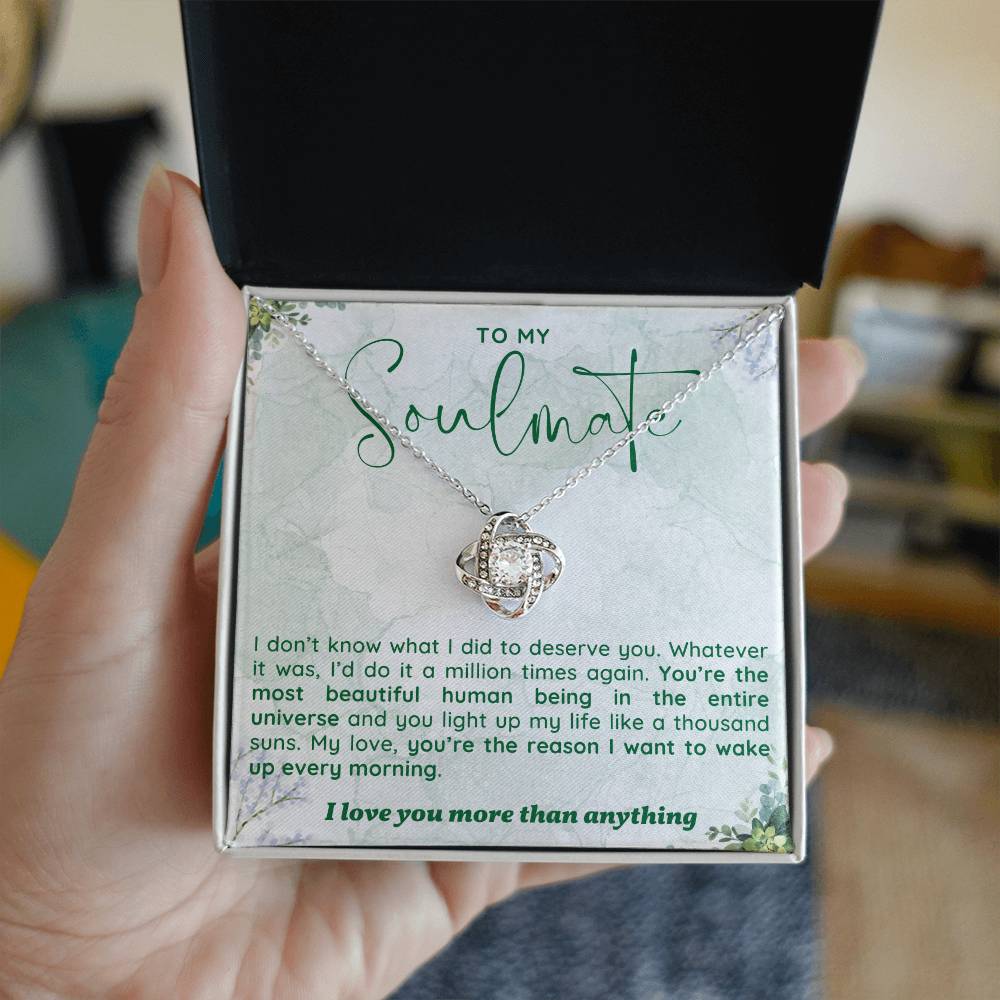 Soulmate Necklace - Perfect Christmas or Valentines Gift for Her-[Heartfelt Family Gift]
