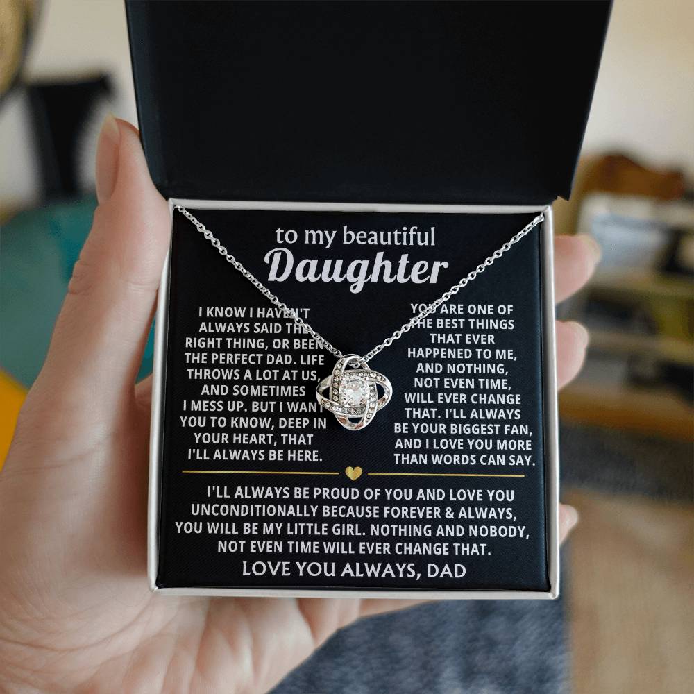 To My Beautiful Daughter, I'll always be your biggest fan.