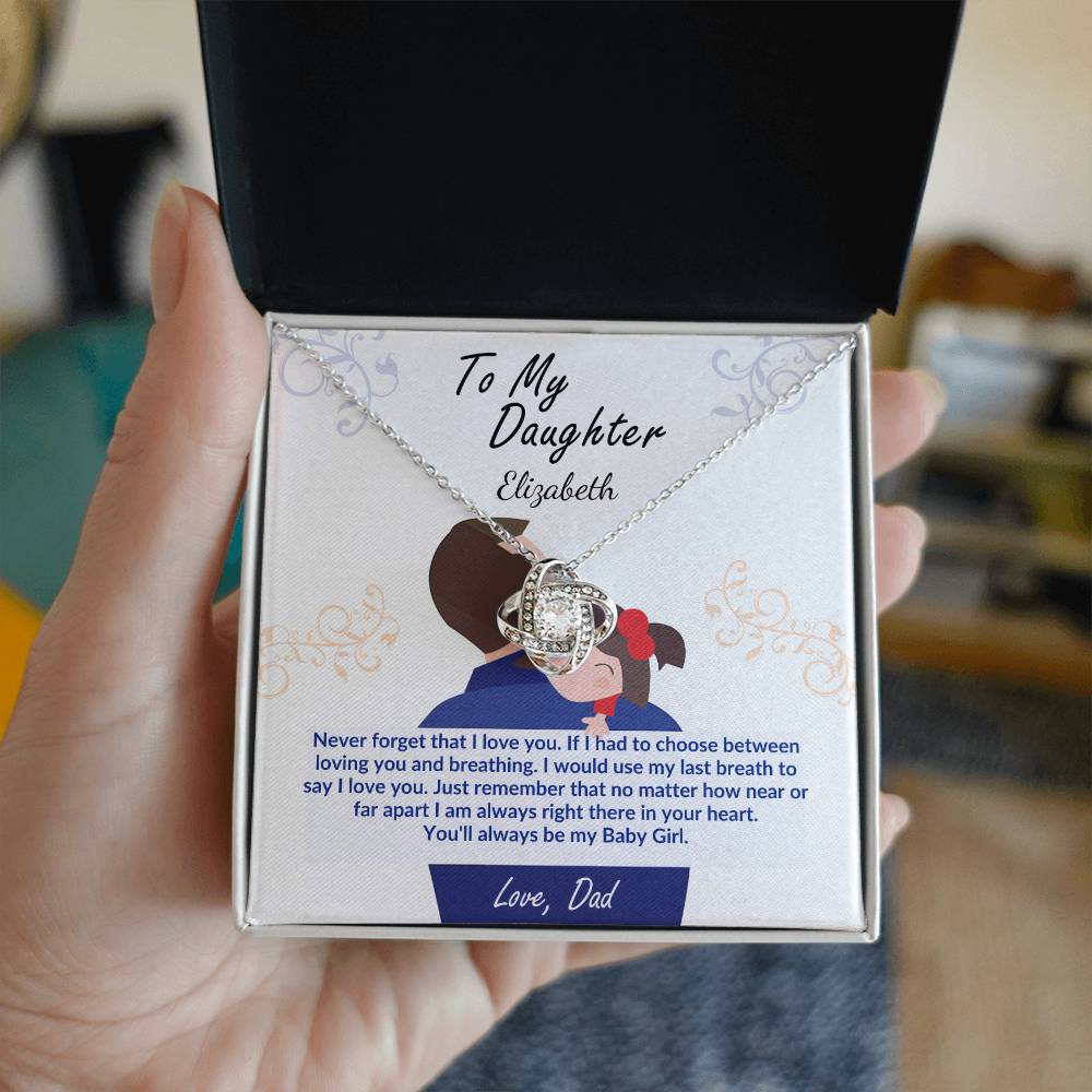 Daughter Necklace Gift from Dad-[Heartfelt Family Gift]