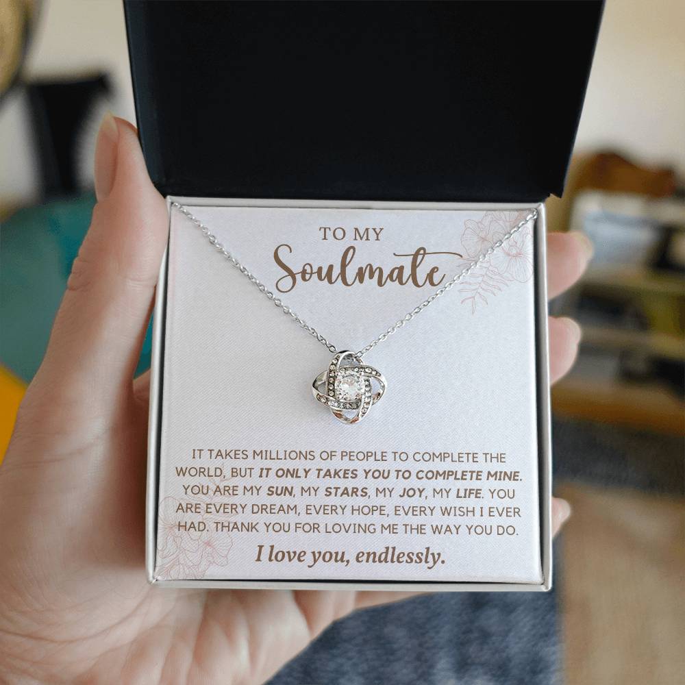 Monogrammed Soulmate Necklace The Perfect Gift for Christmas or Valentines Day-[Heartfelt Family Gift]