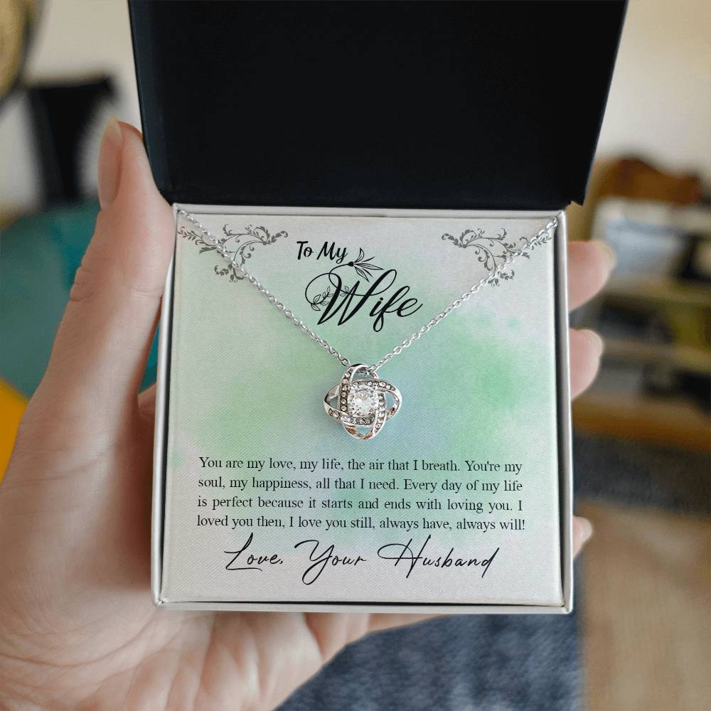Wife Knot Necklace - Beautiful Gift for Her-[Heartfelt Family Gift]