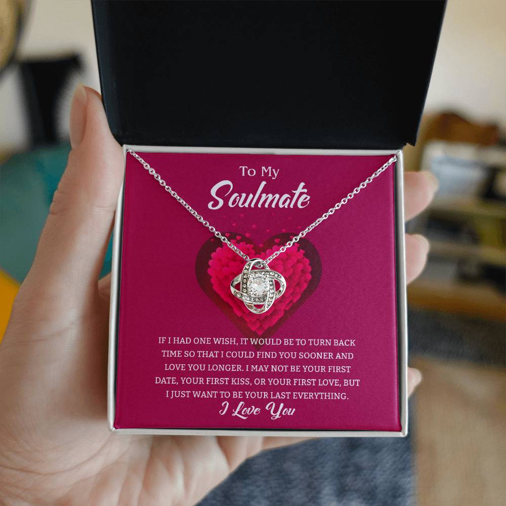 Soulmate Love Knot Necklace-[Heartfelt Family Gift]