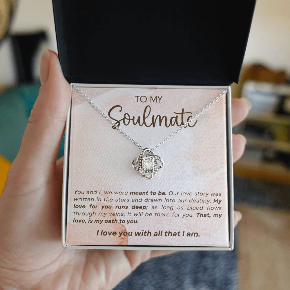Soulmate Necklace - Perfect Christmas or Valentines Gift for Her-[Heartfelt Family Gift]