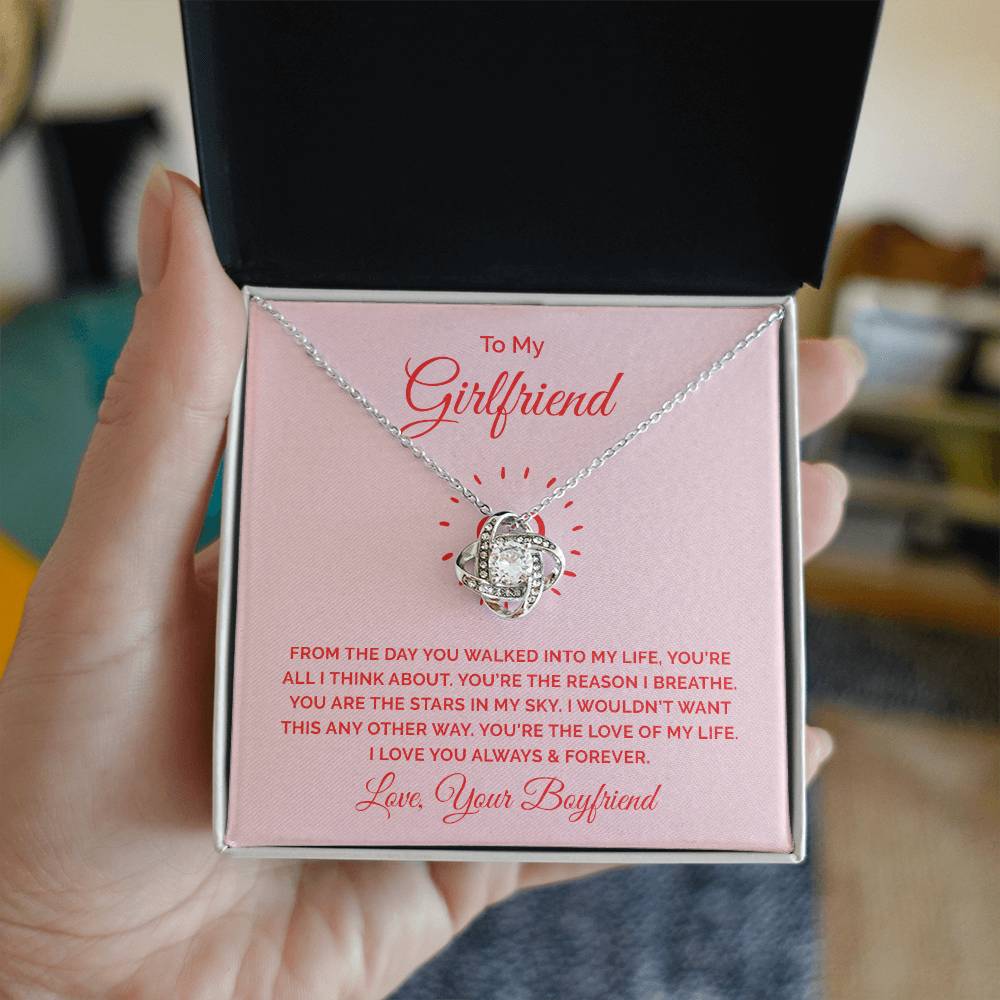 Girlfriend Knot Necklace-[Heartfelt Family Gift]