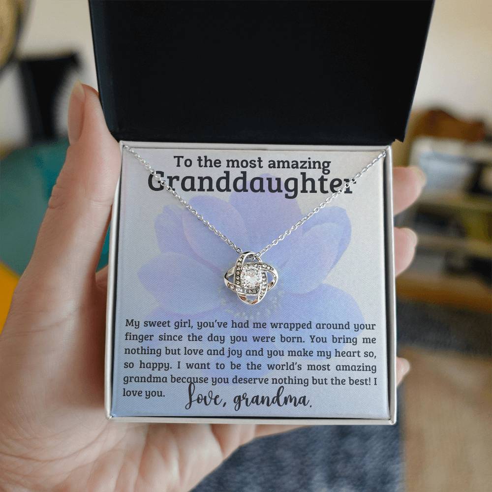 Granddaughter Necklace - Perfect Xmas or Birthday Gift  Meaningful and Elegant Jewelry-[Heartfelt Family Gift]