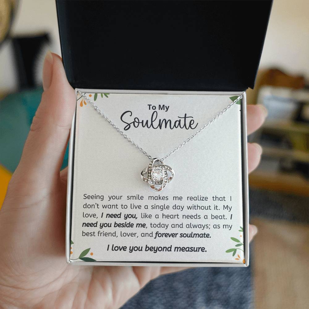 Soulmate Necklace The Perfect Christmas or Valentines Gift for Her-[Heartfelt Family Gift]