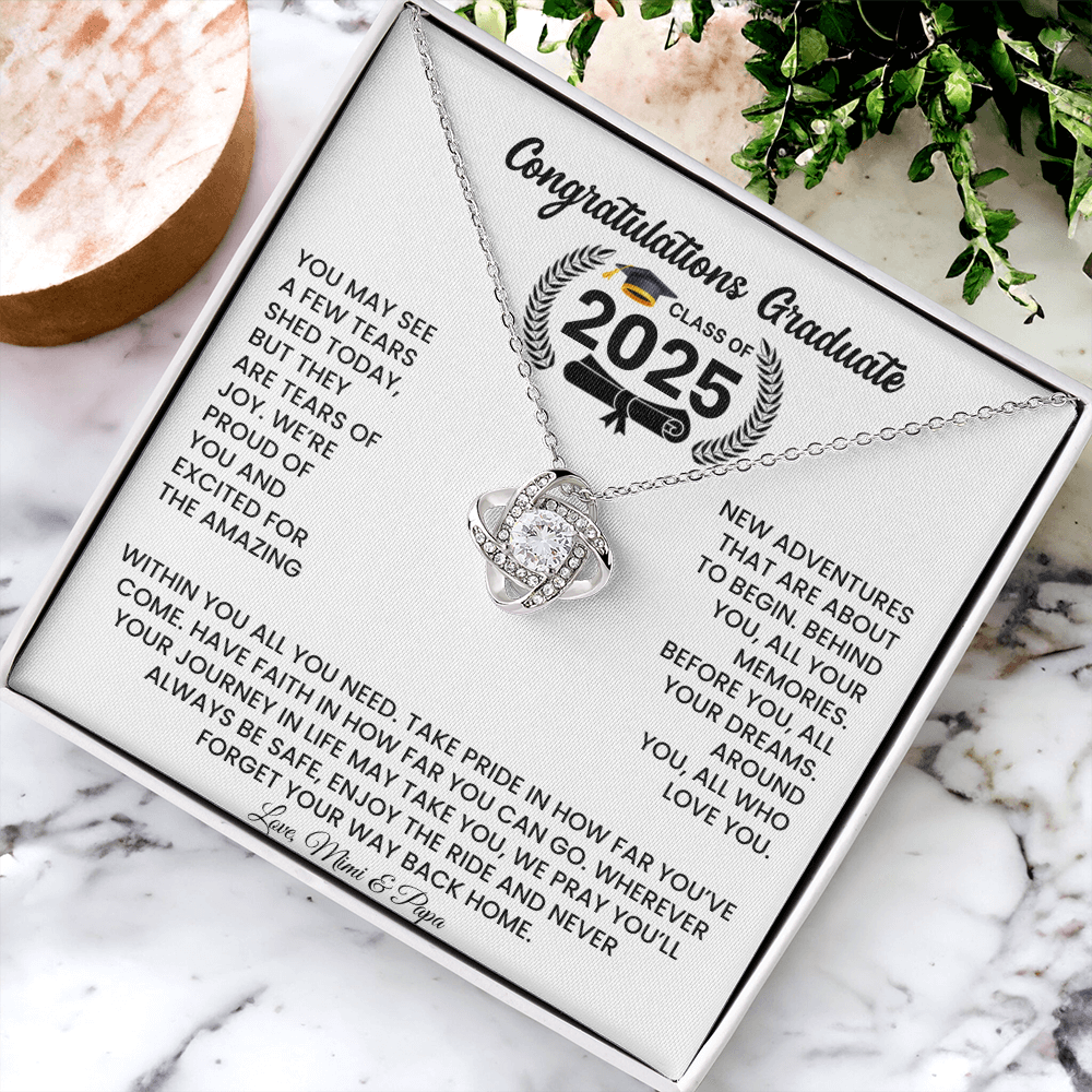 Class of 2025 Graduation Necklace Gift