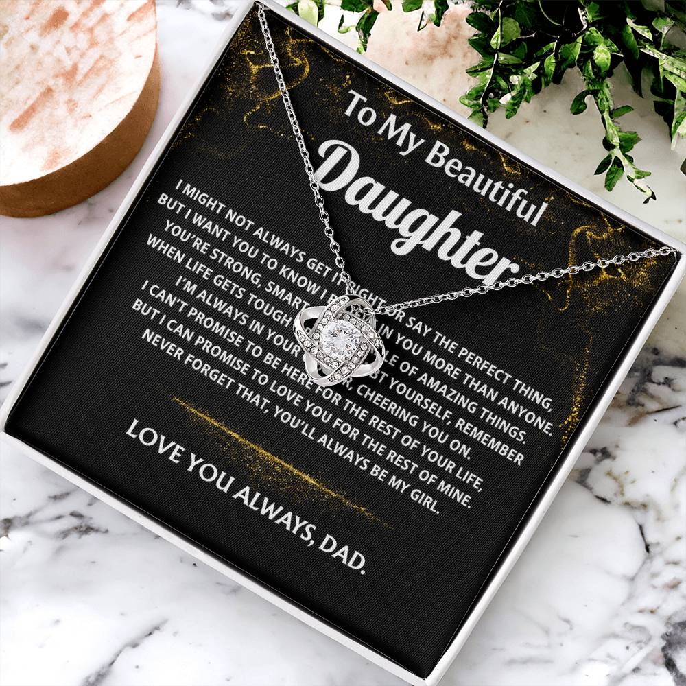 To My Beautiful Daughter, I'm always in your corner.