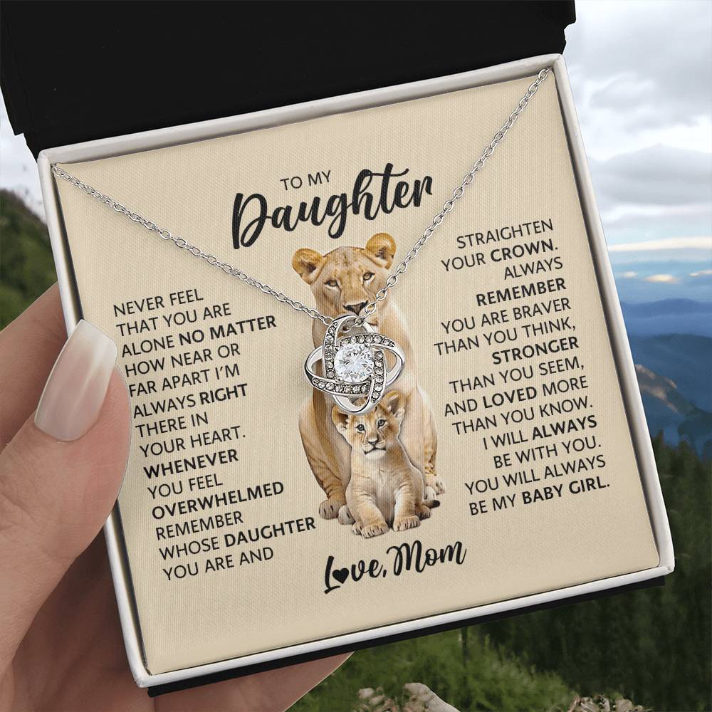 To Daughter Necklace Gift from Mom