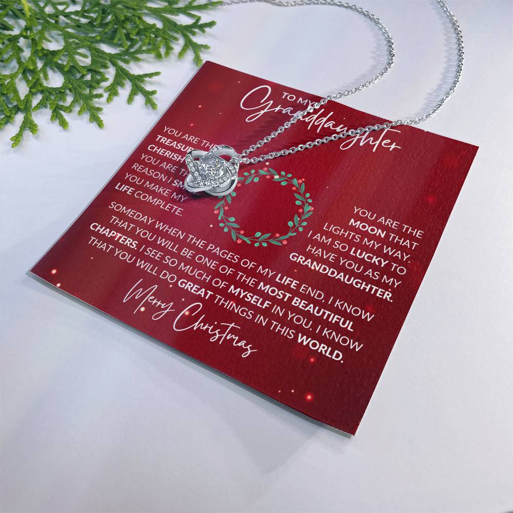 Granddaughter Christmas Necklace Gift-[Heartfelt Family Gift]