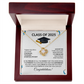 Class of 2025 Graduation Necklace Gift Love Knot-[Heartfelt Family Gift]