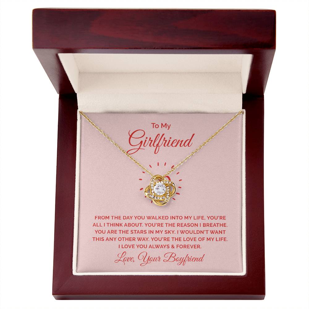 Girlfriend Knot Necklace-[Heartfelt Family Gift]