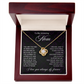 To My Mom Love Knot Necklace-[Heartfelt Family Gift]