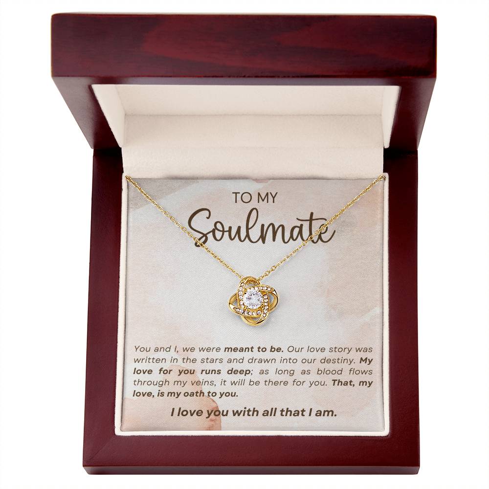 Soulmate Necklace - Perfect Christmas or Valentines Gift for Her-[Heartfelt Family Gift]