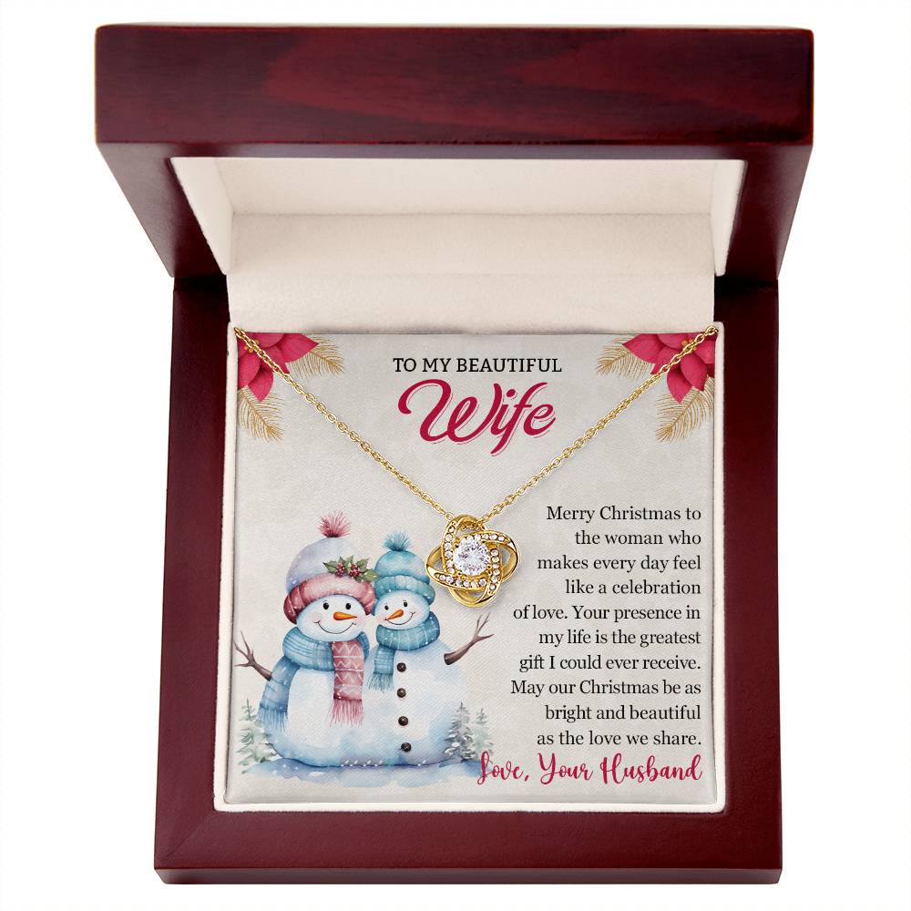 Love Knot Necklace for Wife - Christmas Jewelry Gift-[Heartfelt Family Gift]