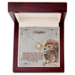 Daughter Always Have Your Back Love Knot Necklace-[Heartfelt Family Gift]