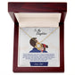 Daughter My Baby Girl Love Knot Necklace-[Heartfelt Family Gift]
