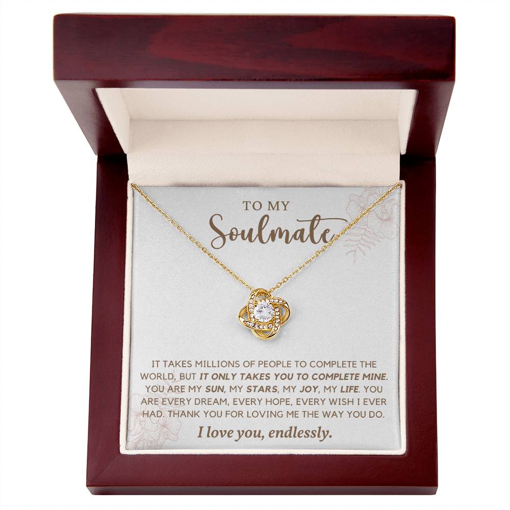 Monogrammed Soulmate Necklace The Perfect Gift for Christmas or Valentines Day-[Heartfelt Family Gift]