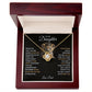 To My Daughter Baby Girl Love Knot Necklace-[Heartfelt Family Gift]