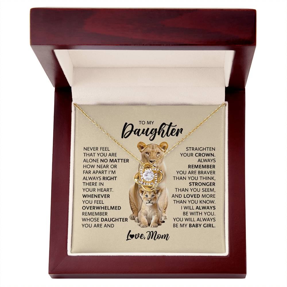 To Daughter Necklace Gift from Mom