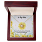 Wife Sunshine Knot Necklace - Elegant and Chic Jewelry for Your Loved One-[Heartfelt Family Gift]