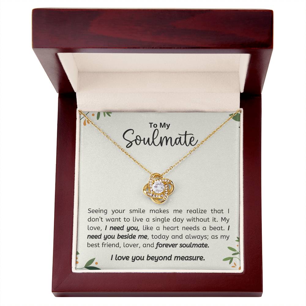 Soulmate Necklace The Perfect Christmas or Valentines Gift for Her-[Heartfelt Family Gift]