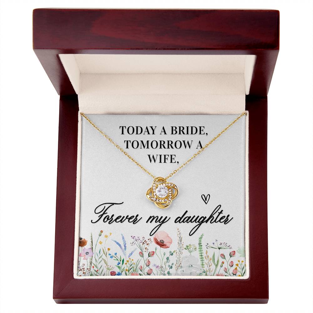 Today a Bride Knot Necklace-[Heartfelt Family Gift]