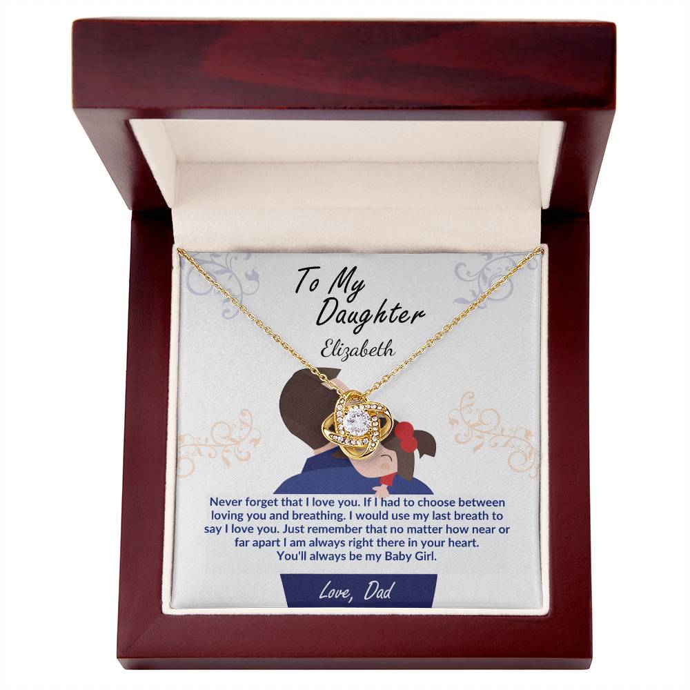 Daughter Necklace Gift from Dad-[Heartfelt Family Gift]