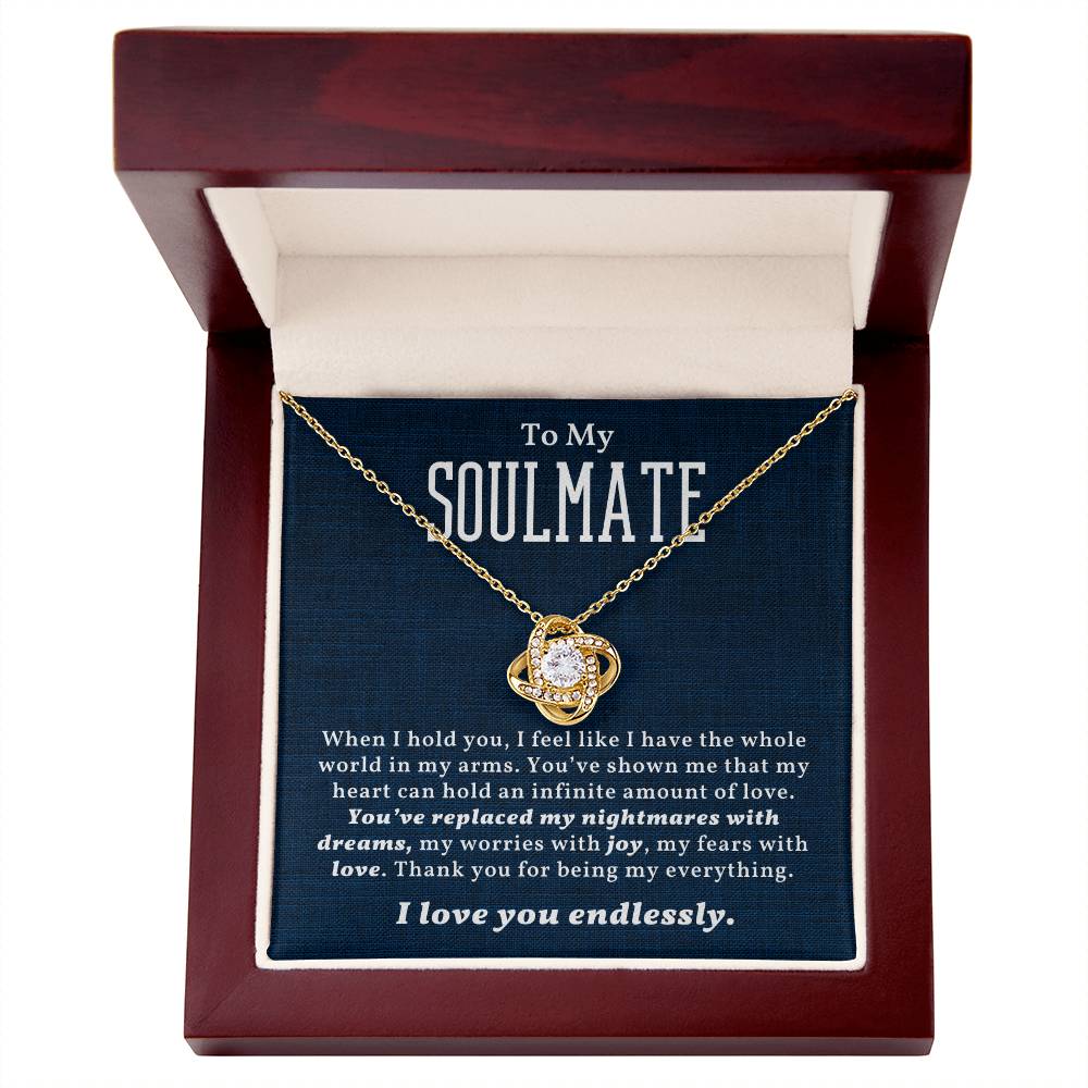 Unique Soulmate Necklace - Perfect Christmas or Valentines Day Gift for Her-[Heartfelt Family Gift]
