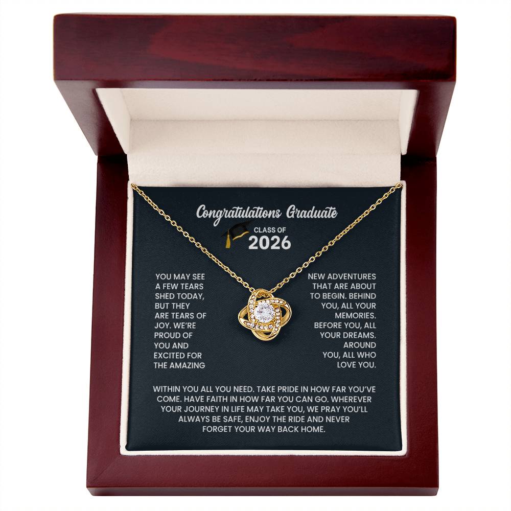 Class of 2026 Necklace - Love Knot