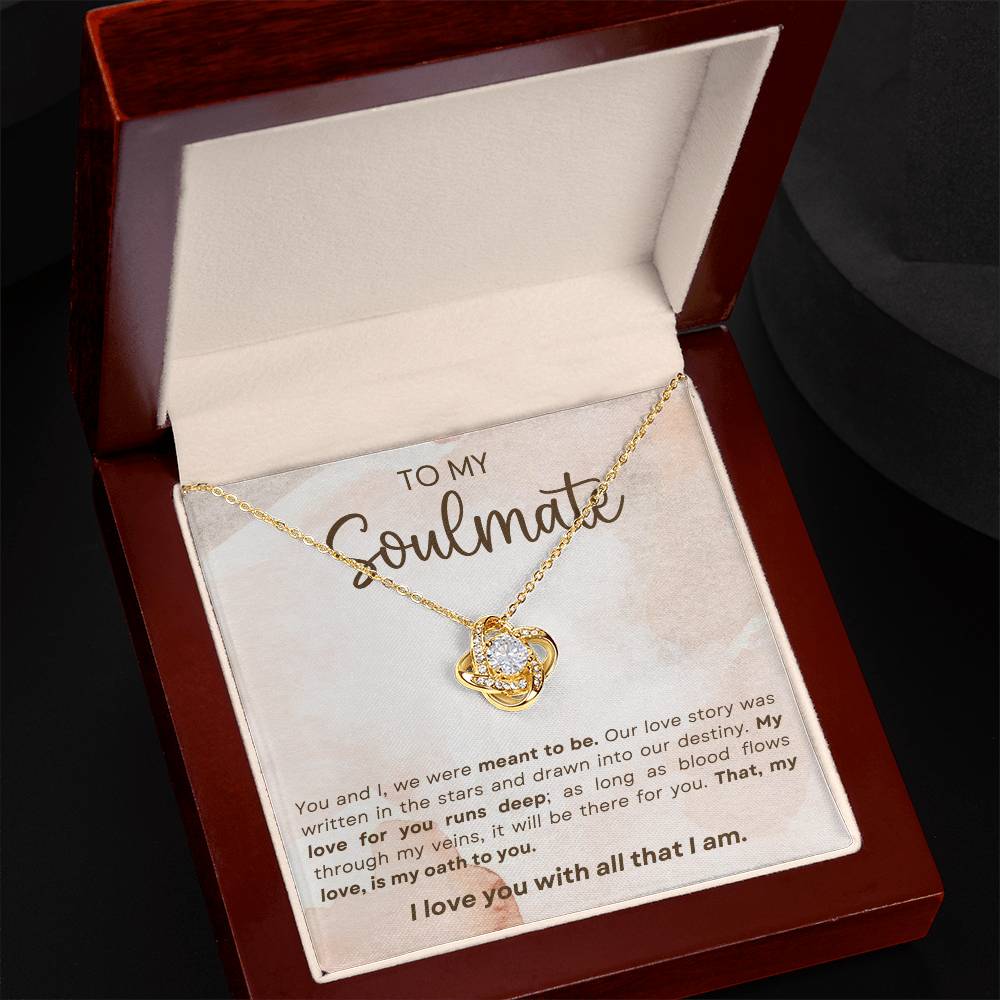Soulmate Necklace - Perfect Christmas or Valentines Gift for Her-[Heartfelt Family Gift]