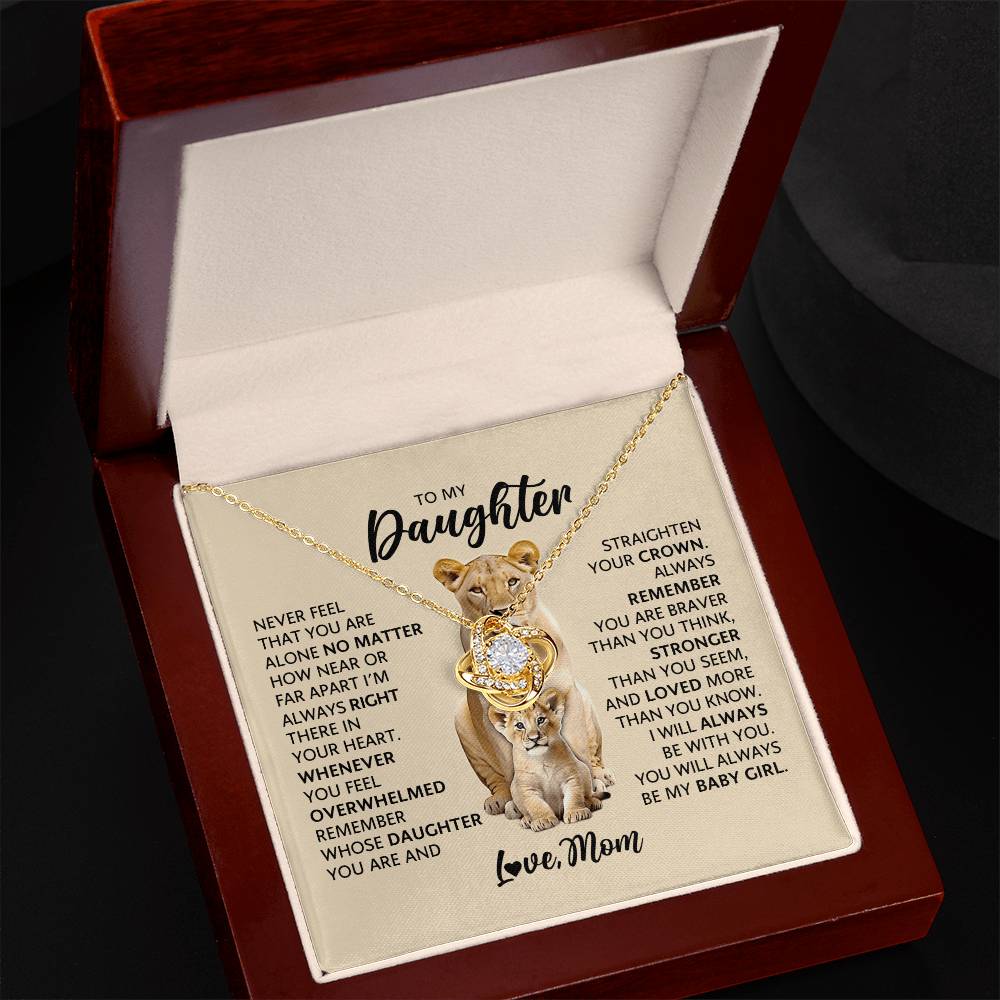 To Daughter Necklace Gift from Mom