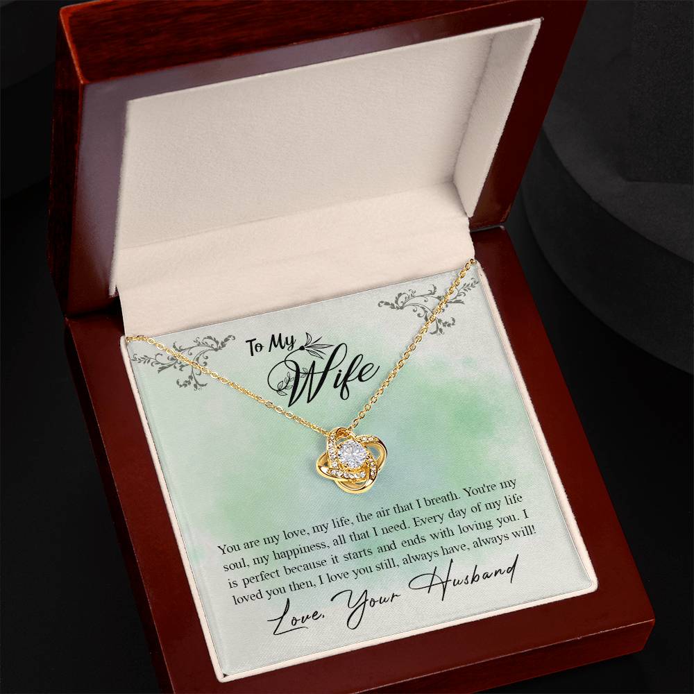 Wife Knot Necklace - Beautiful Gift for Her-[Heartfelt Family Gift]