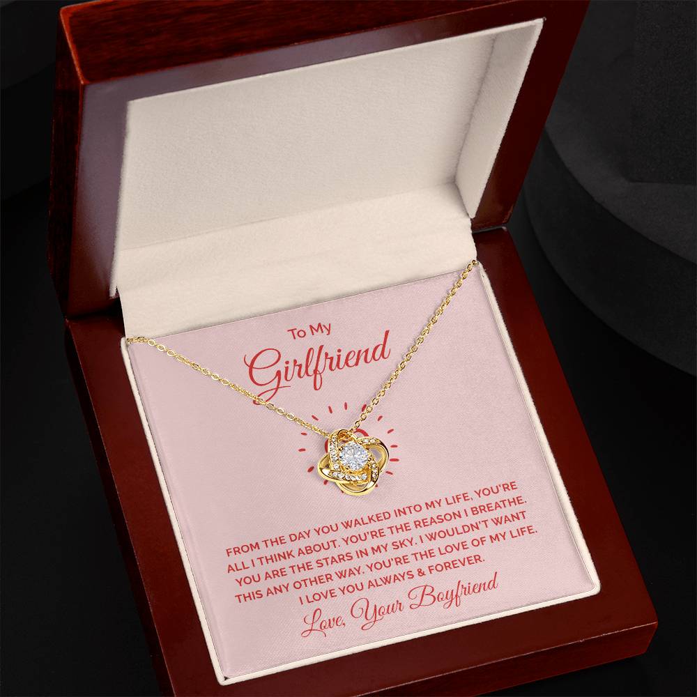 Girlfriend Knot Necklace-[Heartfelt Family Gift]