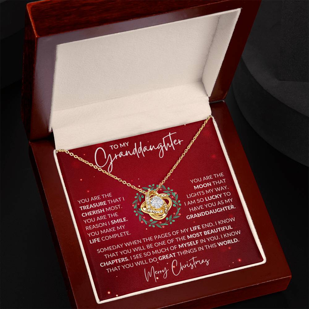 Granddaughter Christmas Necklace Gift-[Heartfelt Family Gift]