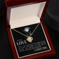 To My Love Knot Necklace-[Heartfelt Family Gift]