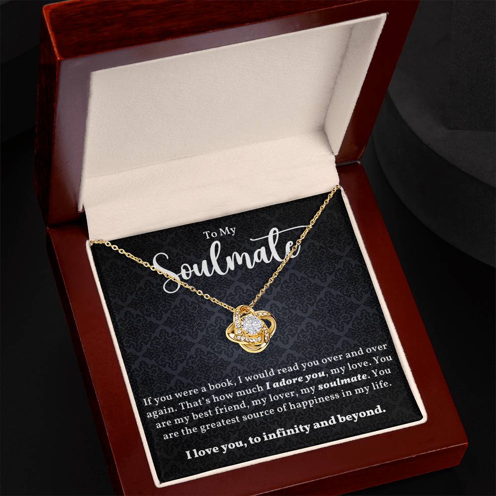 Monogrammed Soulmate Necklace - Perfect Gift for Her on Christmas or Valentines Day-[Heartfelt Family Gift]