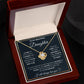 To My Daughter Proud Love Knot Necklace-[Heartfelt Family Gift]