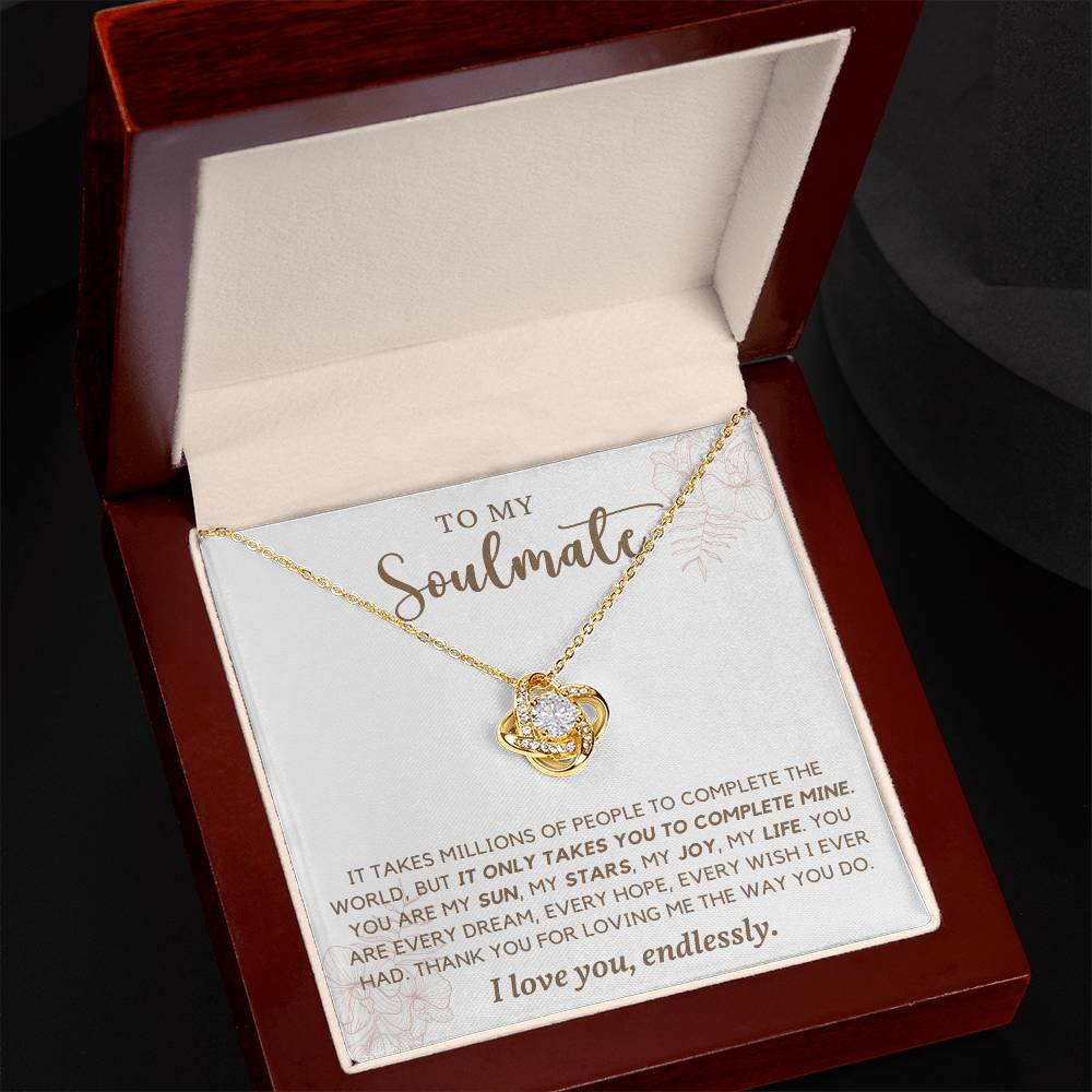 Monogrammed Soulmate Necklace The Perfect Gift for Christmas or Valentines Day-[Heartfelt Family Gift]