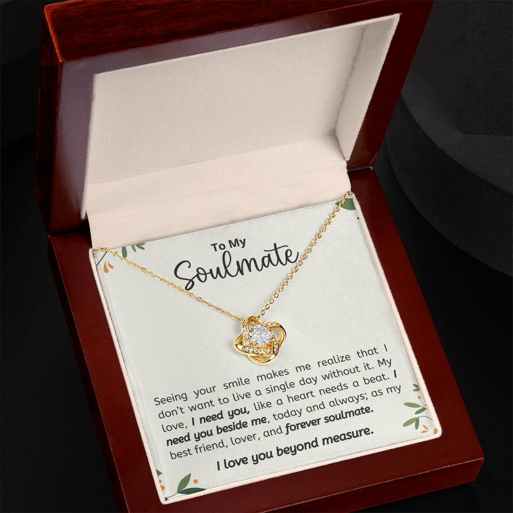 Soulmate Necklace The Perfect Christmas or Valentines Gift for Her-[Heartfelt Family Gift]