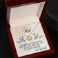 My Queen Forever Love Knot Necklace-[Heartfelt Family Gift]