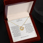 To My Boyfriends Mom Knot Necklace Gift-[Heartfelt Family Gift]