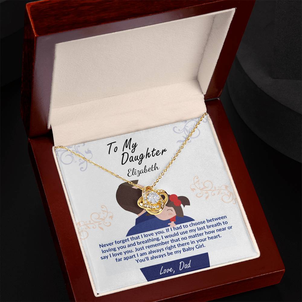 Daughter Necklace Gift from Dad-[Heartfelt Family Gift]